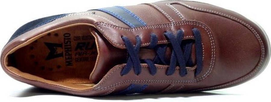Mephisto VITO lederen herensneaker kastanjebruin