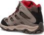 Merrell Kid's Moab 3 Mid Waterpoof Wandelschoenen bruin - Thumbnail 4