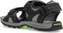 Merrell Panther 2.0 Wandelsandalen Kinderen Unisex Zwart-Lime - Thumbnail 3