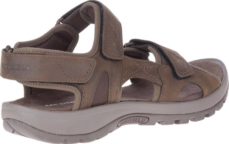 Merrell Sandalen Mannen donker bruin