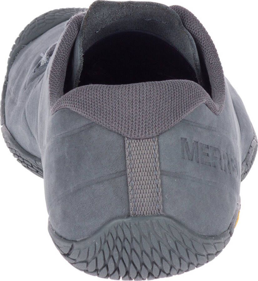 Merrell Vapor Glove 3 Luna Leather Hardloopschoenen Heren Donkergrijs