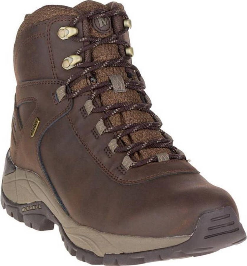 Merrell Vego Mid Leather Wp Wandelschoenen Bruin Man