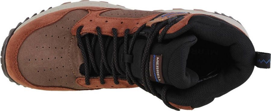 Merrell Wildwood Sneaker Mid WP J067299 Mannen Bruin Laarzen Trekkingschoenen