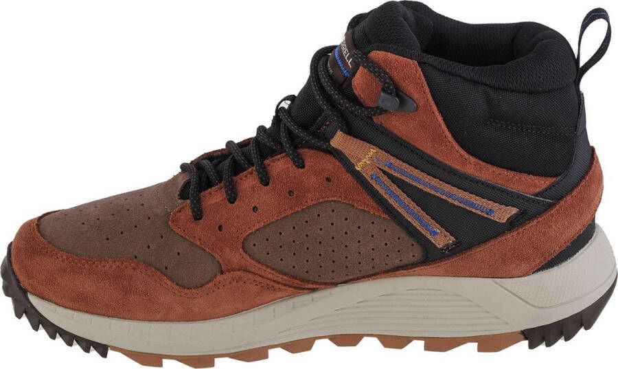 Merrell Wildwood Sneaker Mid WP J067299 Mannen Bruin Laarzen Trekkingschoenen