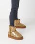 Mexx House Shoes Mid Bobby Jane Beige Goud Meisjes Kleding House Shoes - Thumbnail 9