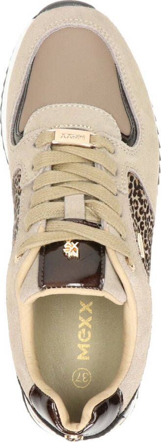 Mexx Fleur Lage sneakers Dames Taupe