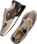 Mexx Fleur suède sneakers met panterprint taupe - Thumbnail 15