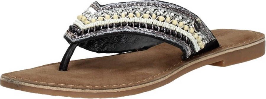 Mexx Ginosa Teenslippers zwart