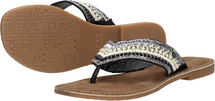 Mexx Ginosa Teenslippers zwart