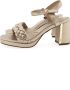 Mexx Heeled Sandalen Lewy Dames Goud - Thumbnail 10