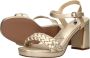 Mexx Heeled Sandalen Lewy Dames Goud - Thumbnail 13