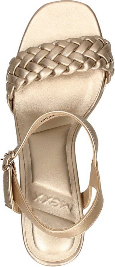 Mexx Heeled Sandalen Lewy Dames Goud