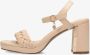 Mexx Heeled Sandalen Lewy Dames Nude - Thumbnail 4