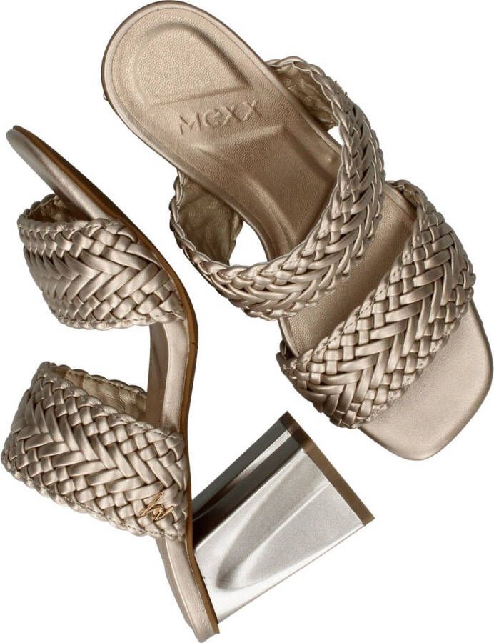 Mexx Heeled Sandalen Lilah Dames Goud