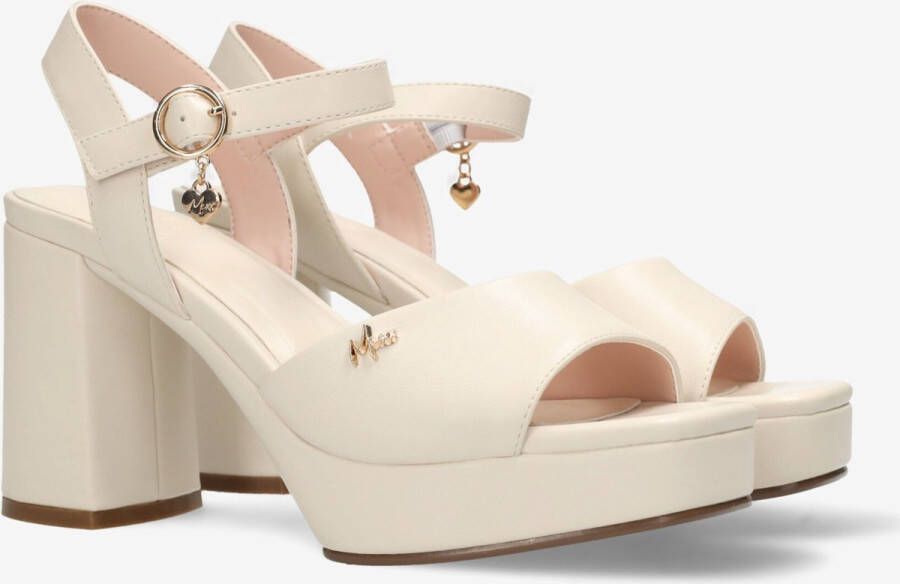 Mexx Heeled Sandalen Lou Dames Cream