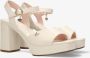 Mexx Heeled Sandalen Lou Dames Cream - Thumbnail 12