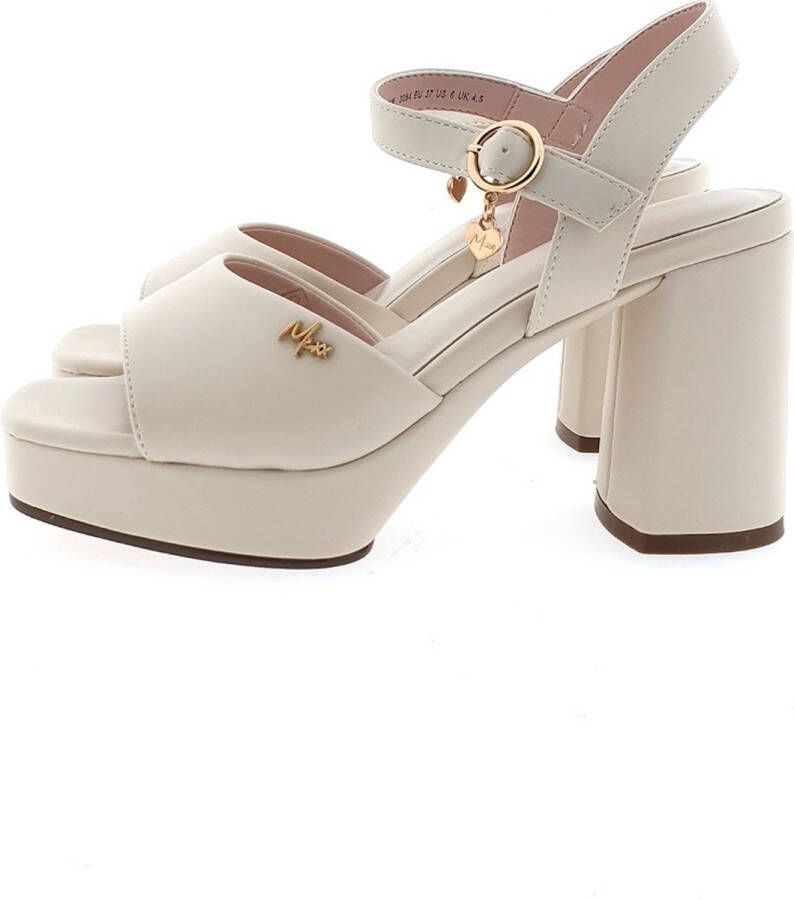 Mexx Heeled Sandalen Lou Dames Cream