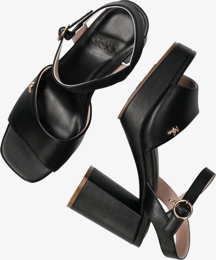 Mexx Heeled Sandalen Lou Dames Zwart