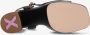 Mexx Zwarte Leren Sandalen Lauren Black Dames - Thumbnail 10