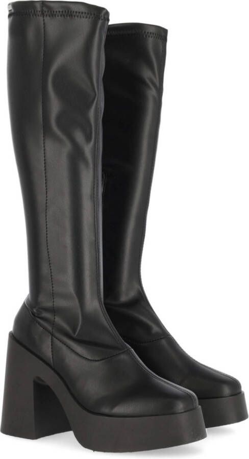 Mexx High Heel Boot Kora Zwart Dames Boots Ritssluiting Laarzen dames