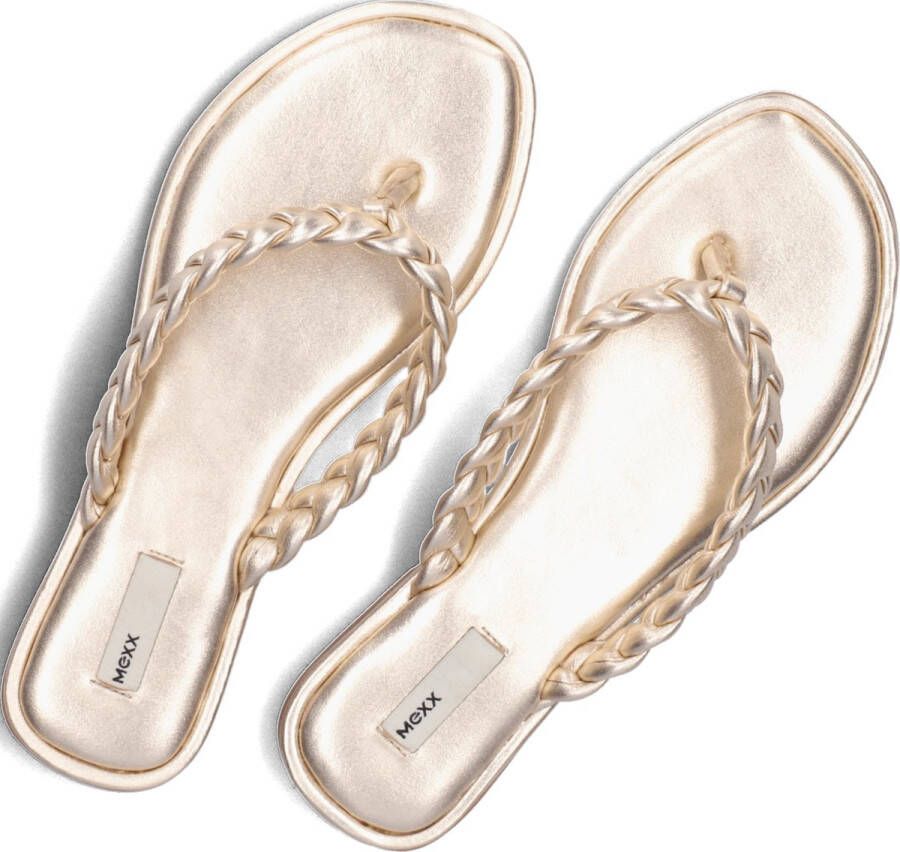 Mexx Joya Teenslippers Dames Goud