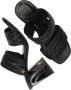 Mexx Zwarte Leren Muiltjes Lilah Black Dames - Thumbnail 11