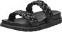 Mexx Sandal Jaeley Zwart Dames Slippers - Thumbnail 8