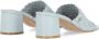Mexx Blauwe Leren Muiltjes Jalara Blue Dames - Thumbnail 6