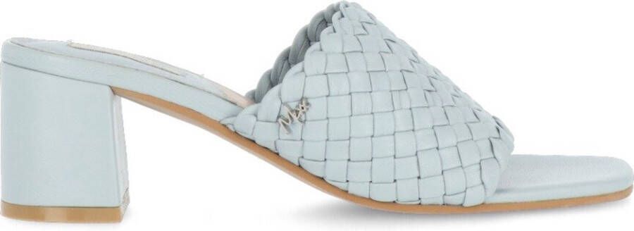 Mexx Blauwe Leren Muiltjes Jalara Blue Dames - Foto 11