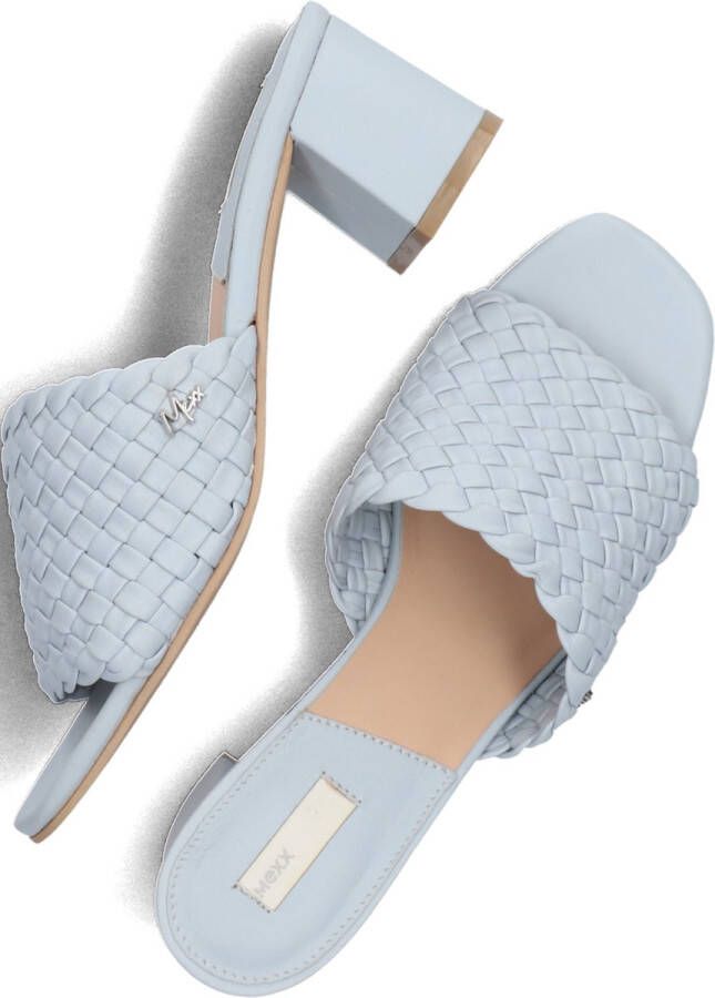 Mexx Blauwe Leren Muiltjes Jalara Blue Dames - Foto 7