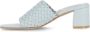Mexx Blauwe Leren Muiltjes Jalara Blue Dames - Thumbnail 8