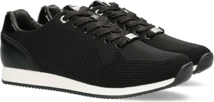 Mexx Sneaker Cato Zwart Met Witte Zool Dames Schoenen