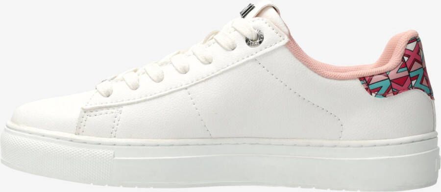 Mexx Sneaker Crista Dames Wit Roze