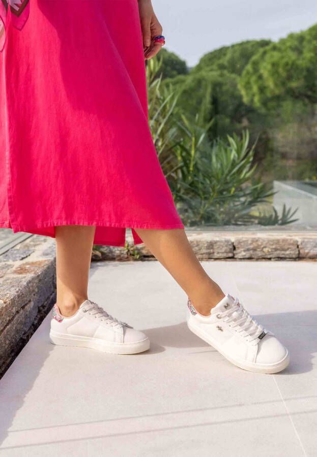 Mexx Sneaker Crista Dames Wit Roze