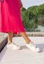 Mexx Sneaker Crista Dames Wit Roze - Thumbnail 3