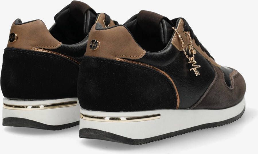 Mexx Sneaker Eke Zwart Bruin Dames Sneakers - Foto 6