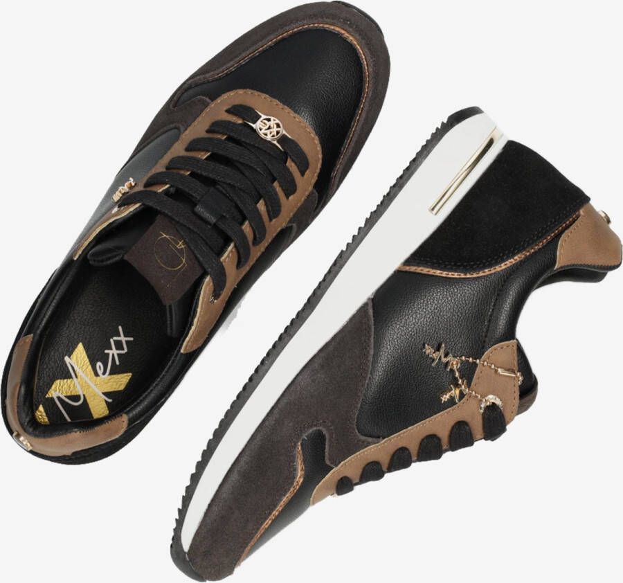 Mexx Sneaker Eke Zwart Bruin Dames Sneakers - Foto 7