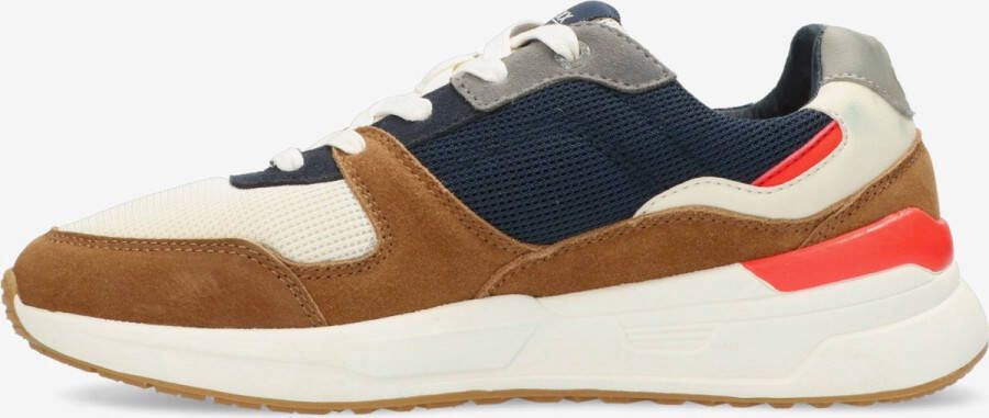 Mexx Sneaker Huxley Cognac Navy Mannen Sneakers - Foto 7