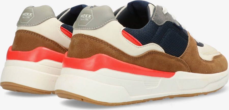 Mexx Sneaker Huxley Cognac Navy Mannen Sneakers - Foto 10