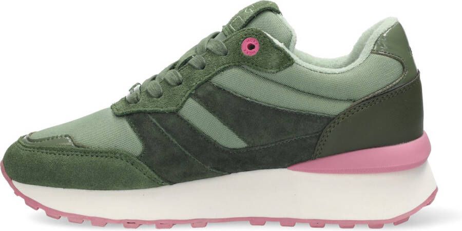 Mexx Sneaker Jazzy Dames Groen + Gratis Sokken - Foto 2