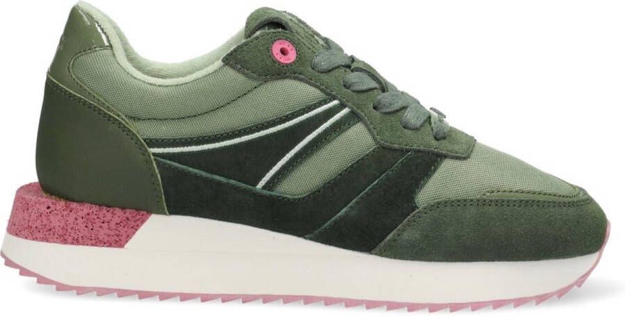 Mexx Sneaker Jazzy Dames Groen + Gratis Sokken - Foto 6