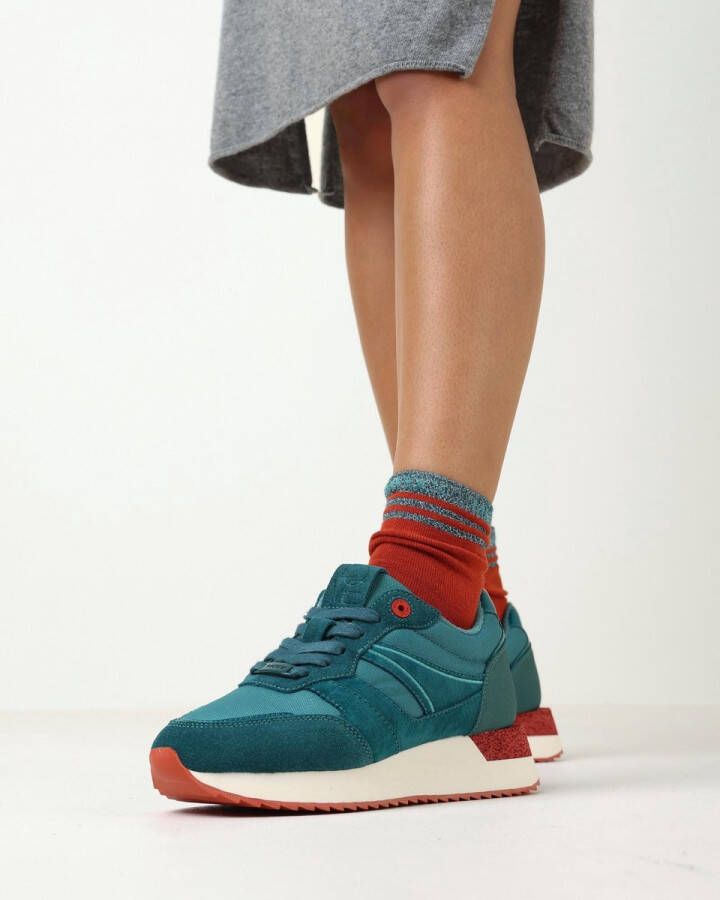 Mexx Sneaker Jazzy Dames Ocean + Gratis Sokken - Foto 4