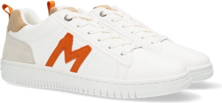 Mexx Sneaker Joah Mannen Wit Taupe