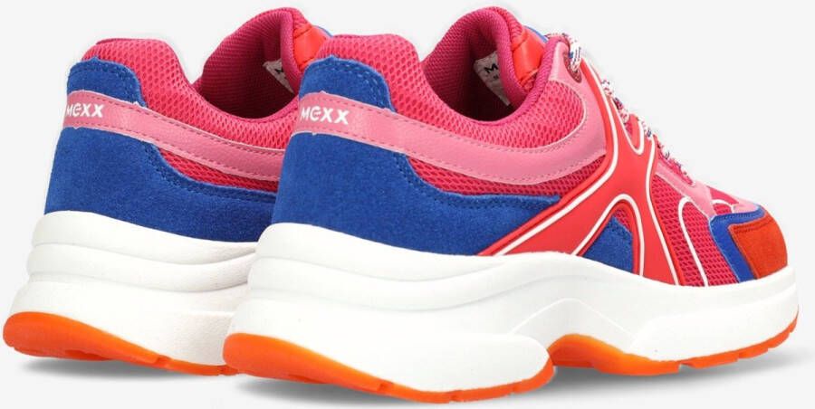 Mexx Roze Lage Sneakers Loyce Multicolor Dames - Foto 4