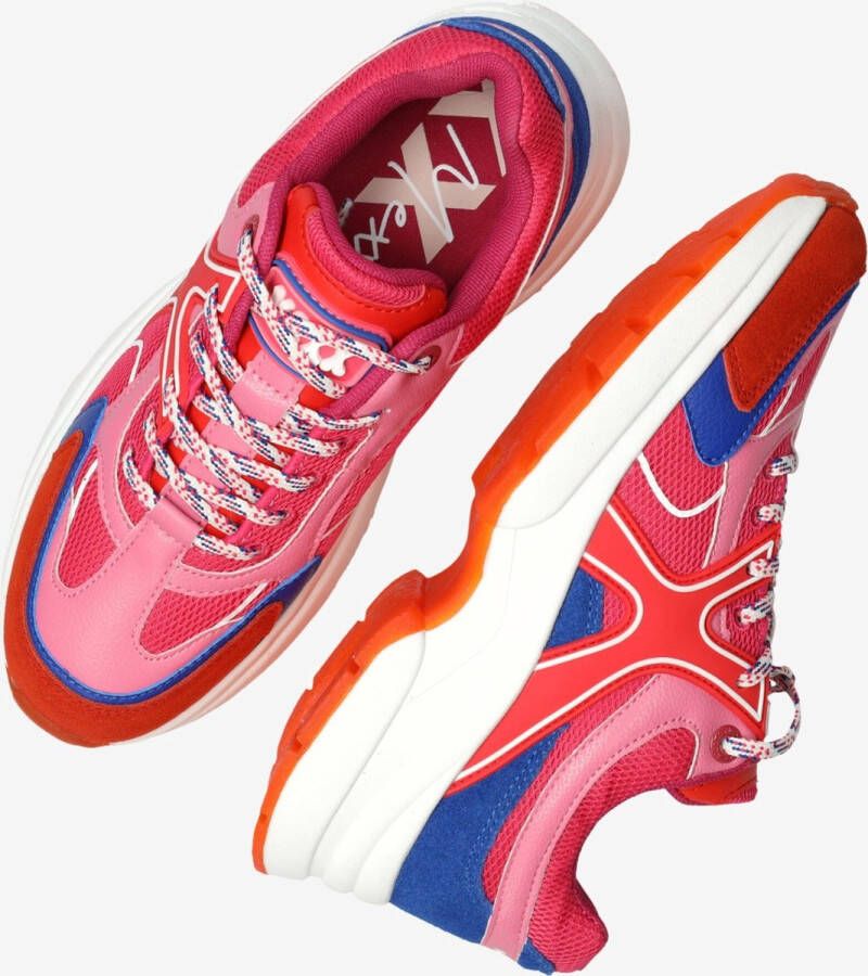 Mexx Roze Lage Sneakers Loyce Multicolor Dames - Foto 7