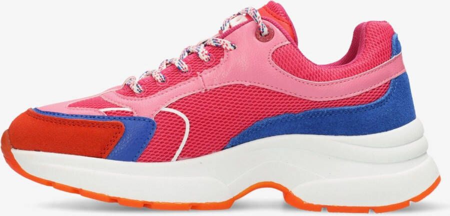 Mexx Roze Lage Sneakers Loyce Multicolor Dames - Foto 8