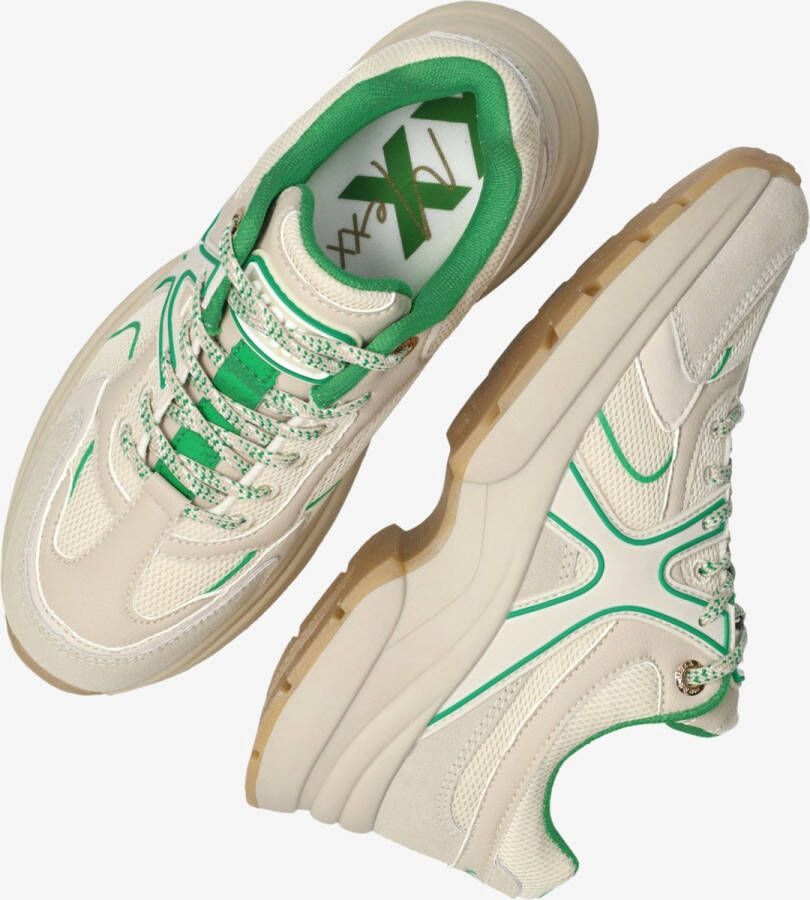 Mexx Sneaker Loyce Beige groen - Foto 5