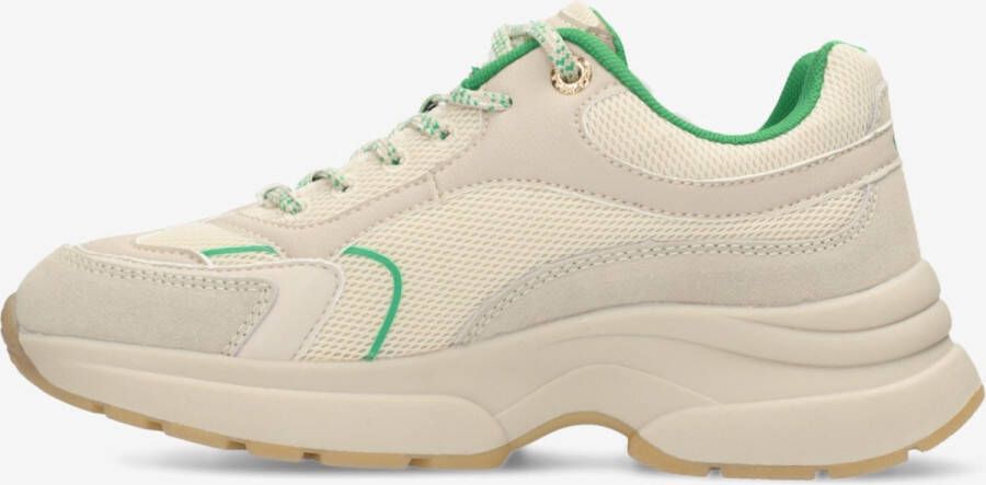 Mexx Sneaker Loyce Beige Groen - Foto 6