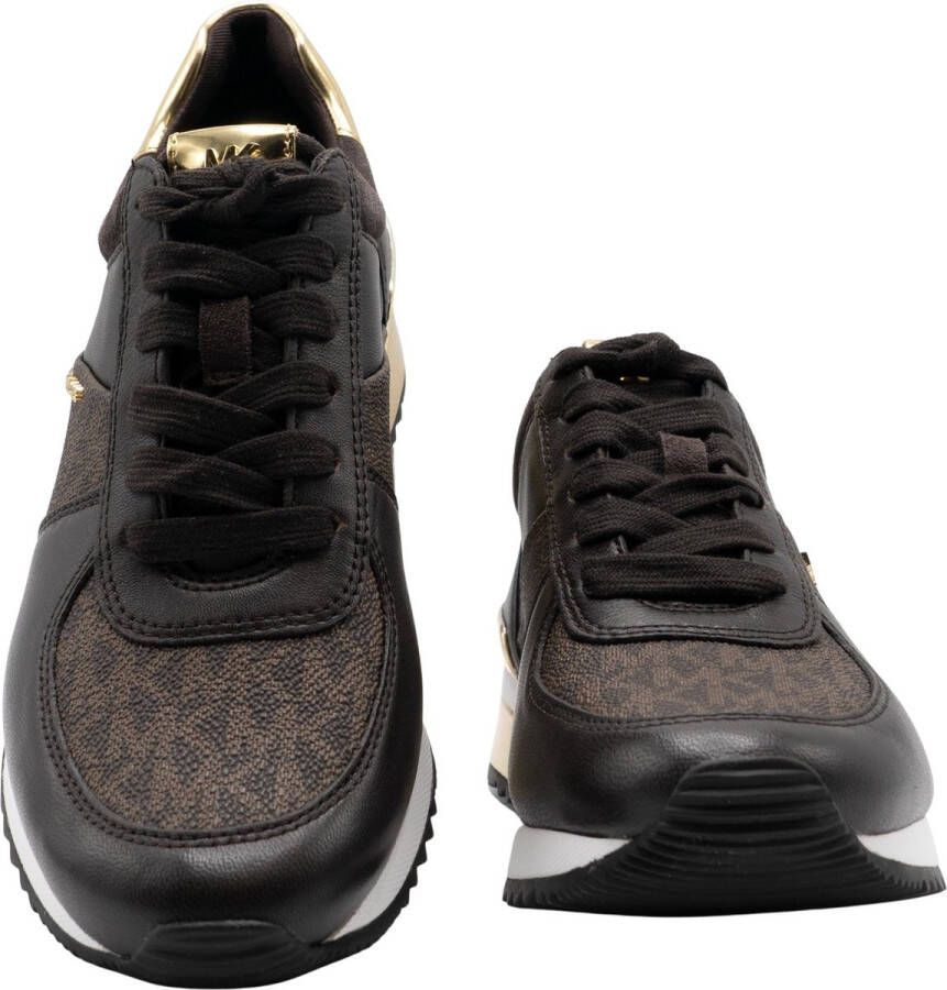 Michael Kors Allie Wrap Trainer leren sneakers bruin - Foto 10