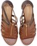 Michael Kors Bradley Wedge Dames Sandalen met Hak Brown Luggage - Thumbnail 2